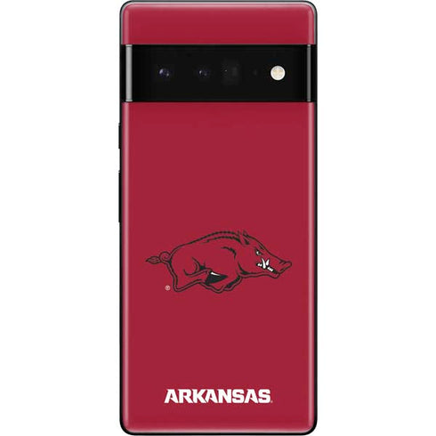 University of Arkansas-Fayetteville Razorbacks Red Logo Google Pixel 6 Pro Skin